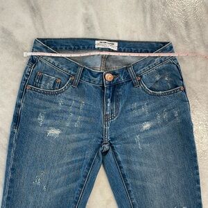 One Teaspoon jeans zipper hem